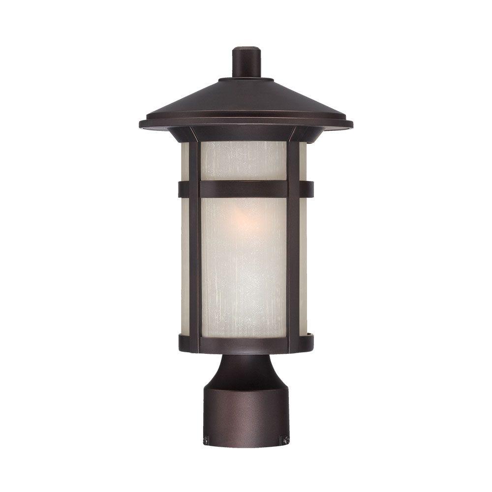 Acclaim Lighting Phoenix 1-Light Architectural Bronze Outdoor Post ...