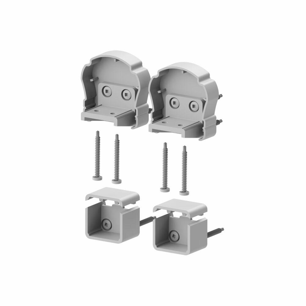 Veranda Penrose White Top Line Aluminum Bracket Kit73045651 The Home