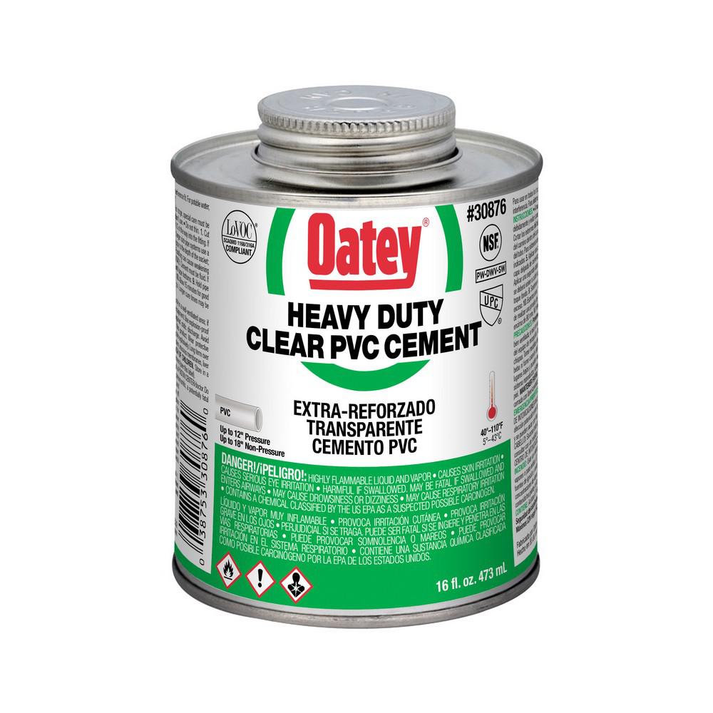 Oatey 16 oz. PVC HeavyDuty Cement308763 The Home Depot