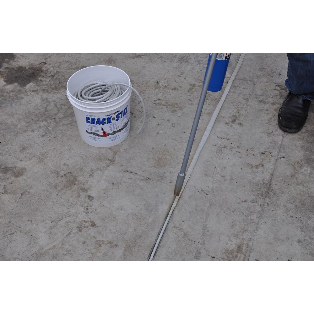 Gray Permanent Concrete Joint Crack Filler 16 lb. 125 ft. sidewalk