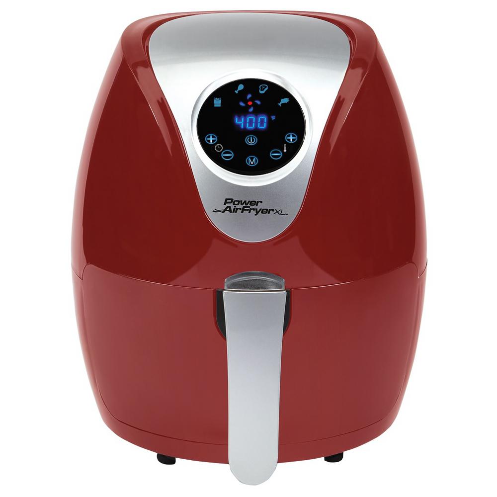 UPC 752356814144 product image for Power Air Fryer 2.4 Qt. Red Air Fryer | upcitemdb.com