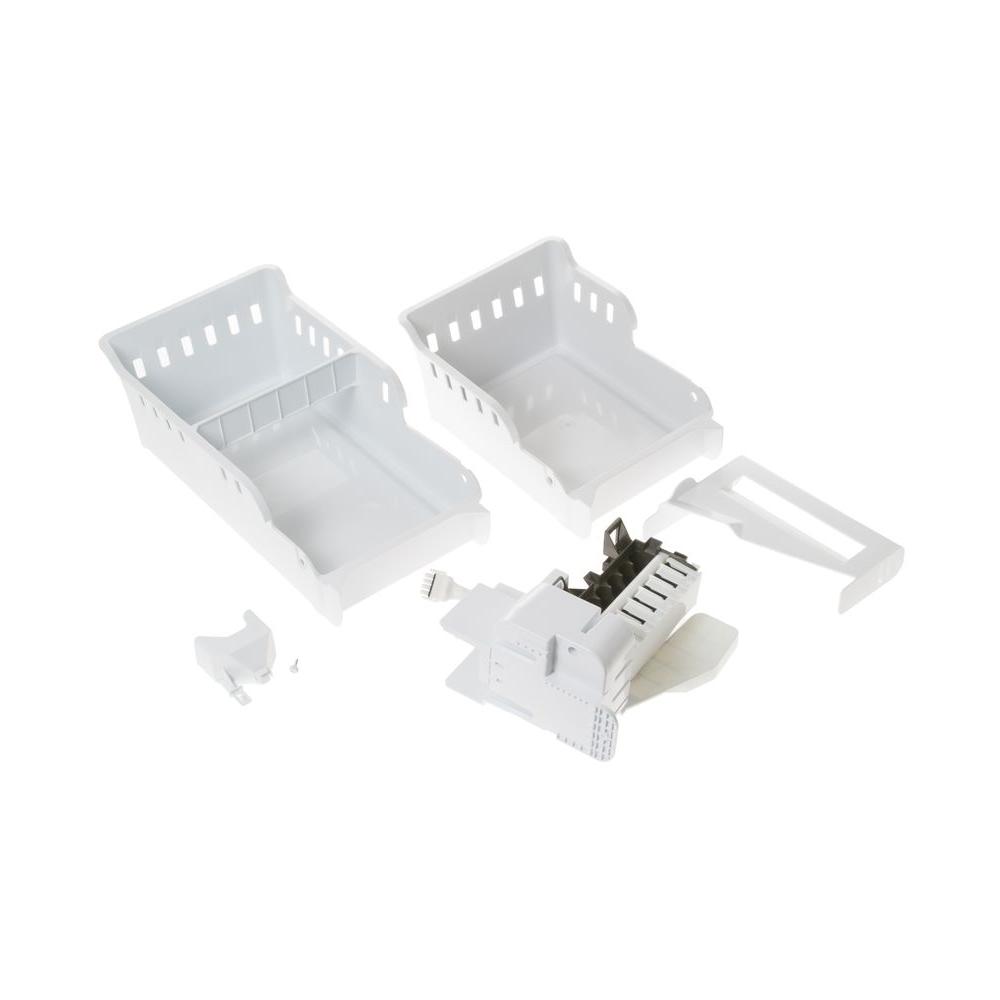 GE 3 lbs. Optional Second Ice Maker Kit in White for GE Bottom Freezers by GE