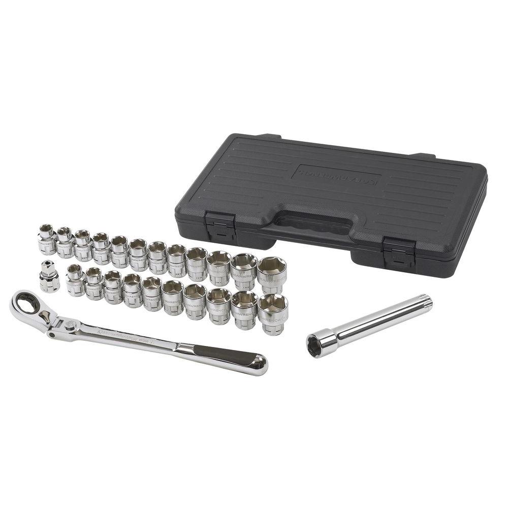 GearWrench 1/2 in. Drive Gear Ratchet Set (25Piece)891226 The Home Depot