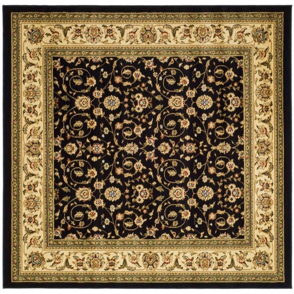 Safavieh Lyndhurst Black\/Ivory 6 ft. x 6 ft. Square Area RugLNH316B6SQ  The Home Depot