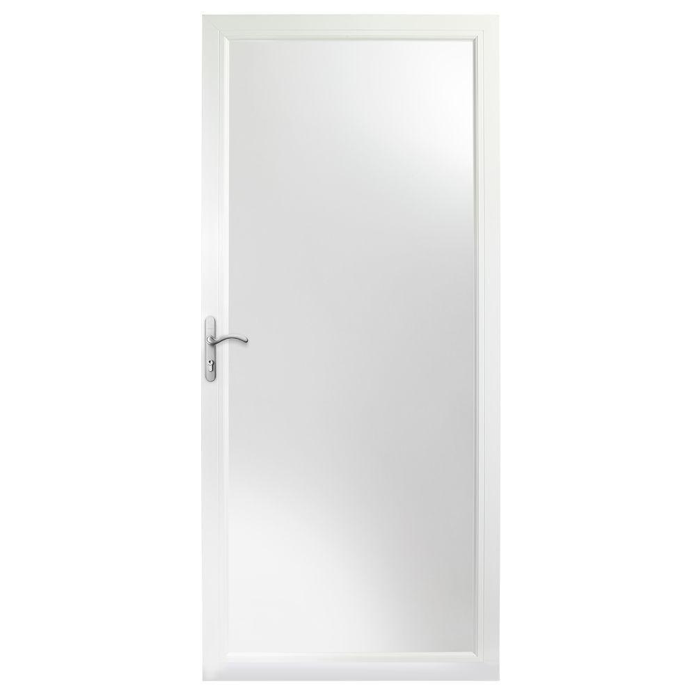 Andersen 36 In X 80 3000 Series White Left Hand Fullview Easy Install Aluminum Storm Door With Nickel Hardware 3fvnezl36wh The Home Depot - Andersen Storm Door Glass Retainer Andersen 36 In X 80 3000 Series White Left Hand Fullview Easy Install Aluminum Storm Door With Nickel Hardware 3fvnezl36wh The Home Depot - Andersen Storm Door Glass Retainer