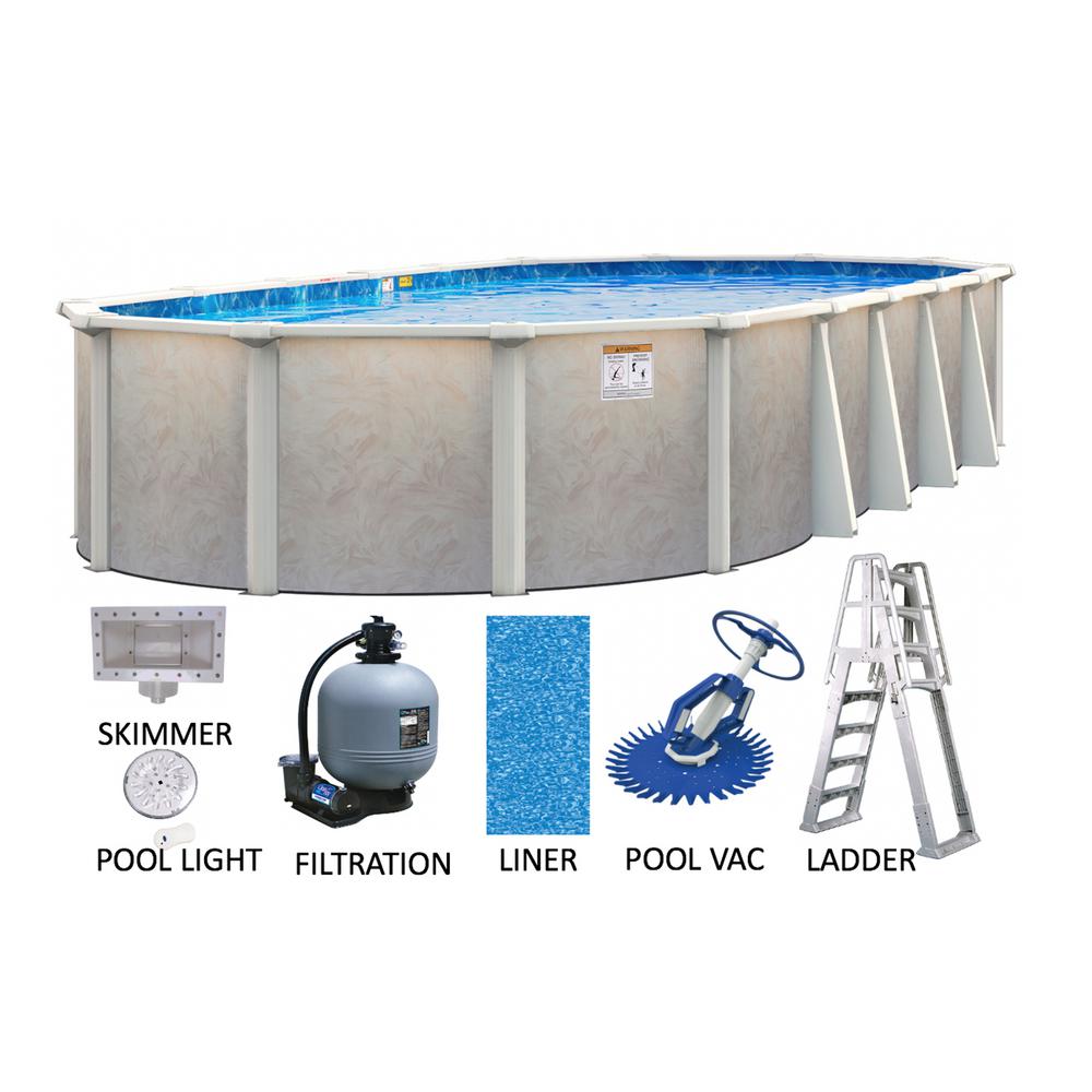 oval hard sided pool