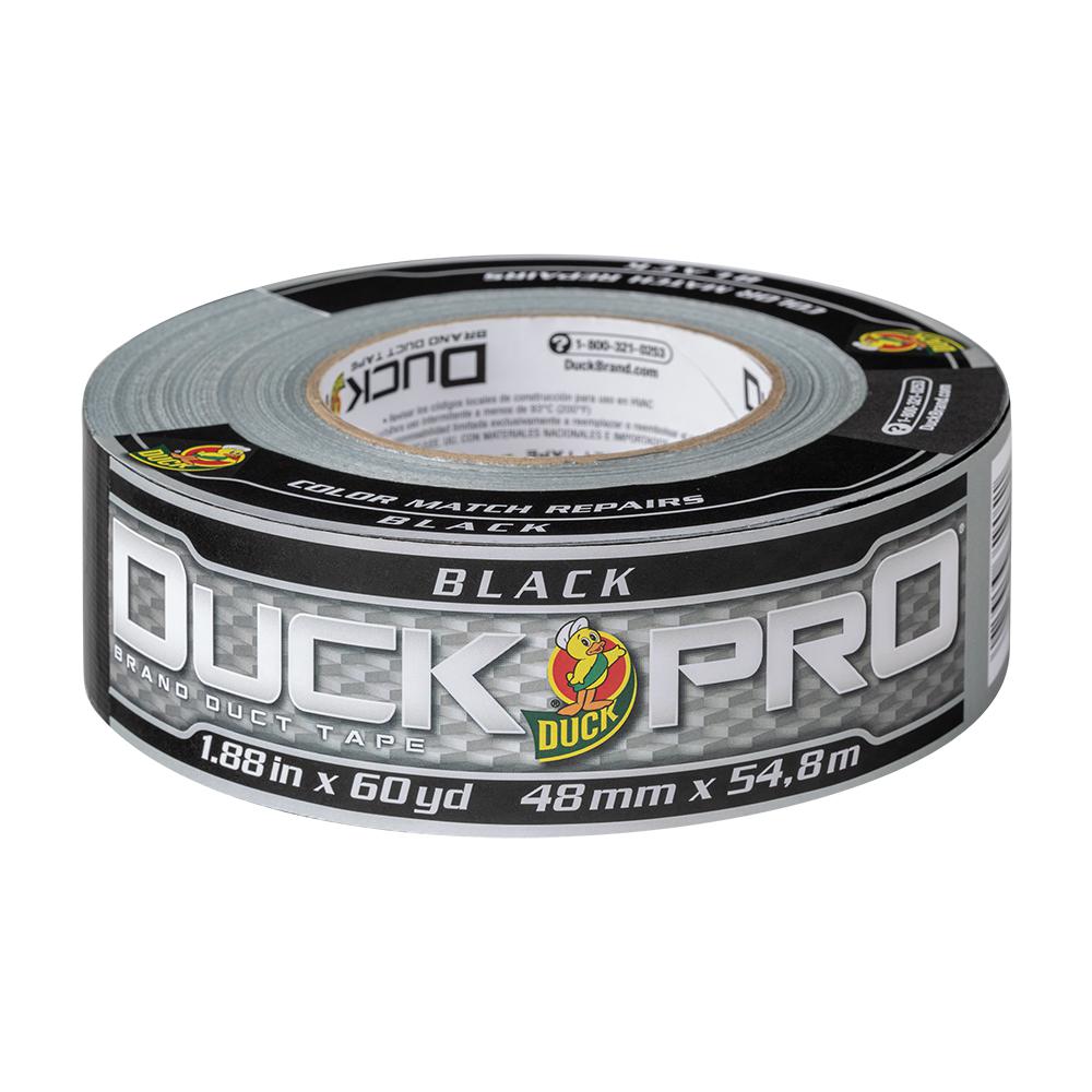 Duck Pro 1.88 in. x 60 yds. Black All-Purpose Duct Tape-286259 - The ...