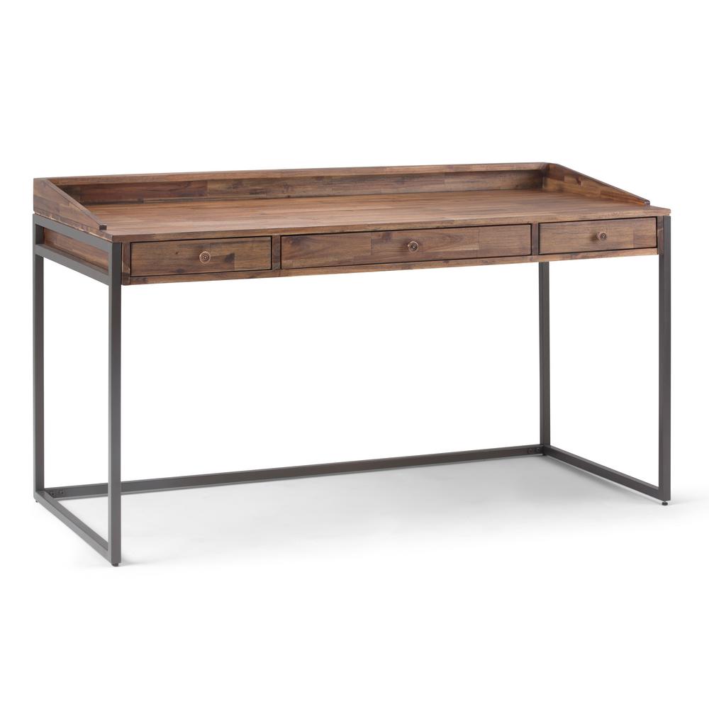 Simpli Home Ralston Solid Acacia Wood And Metal Modern
