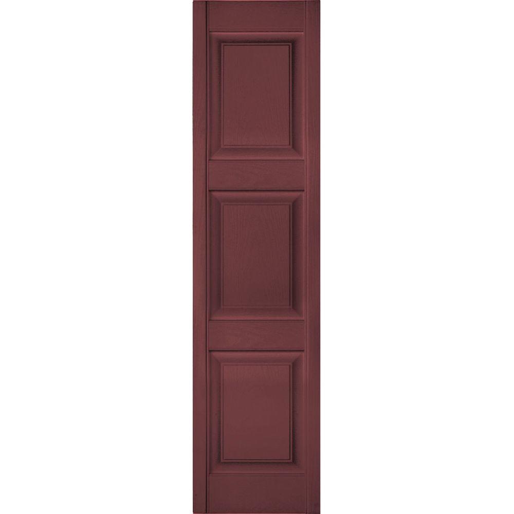 Ekena Millwork 18 in. x 72 in. Lifetime Vinyl Custom 3 Equal Raised