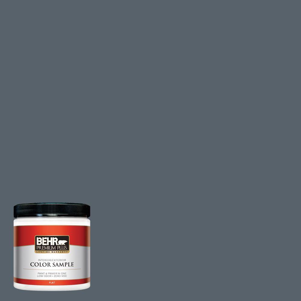 BEHR Premium Plus 8 oz. #N490-6 Calligraphy Interior/Exterior ...