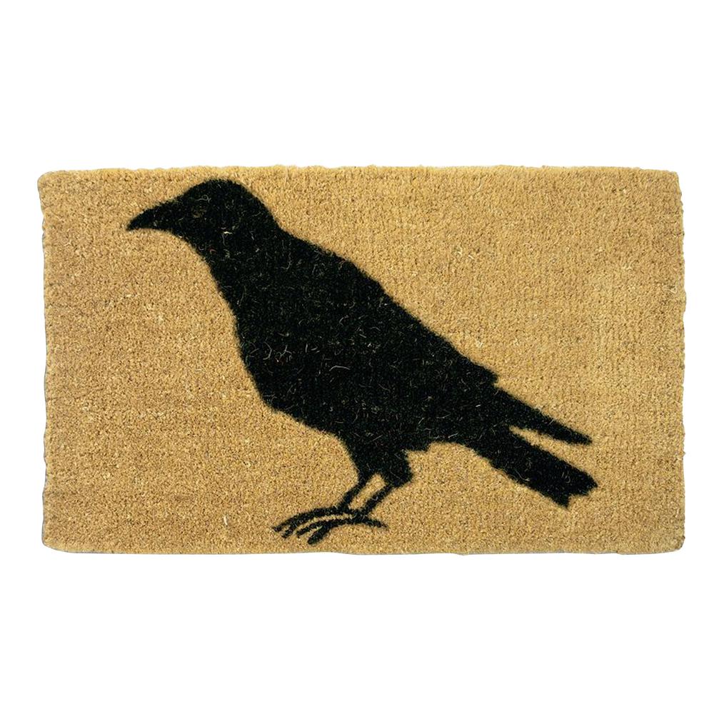 Tag Black Crow 18 In X 30 Coir Mat Tag640064 The Home Depot Coir Mat
