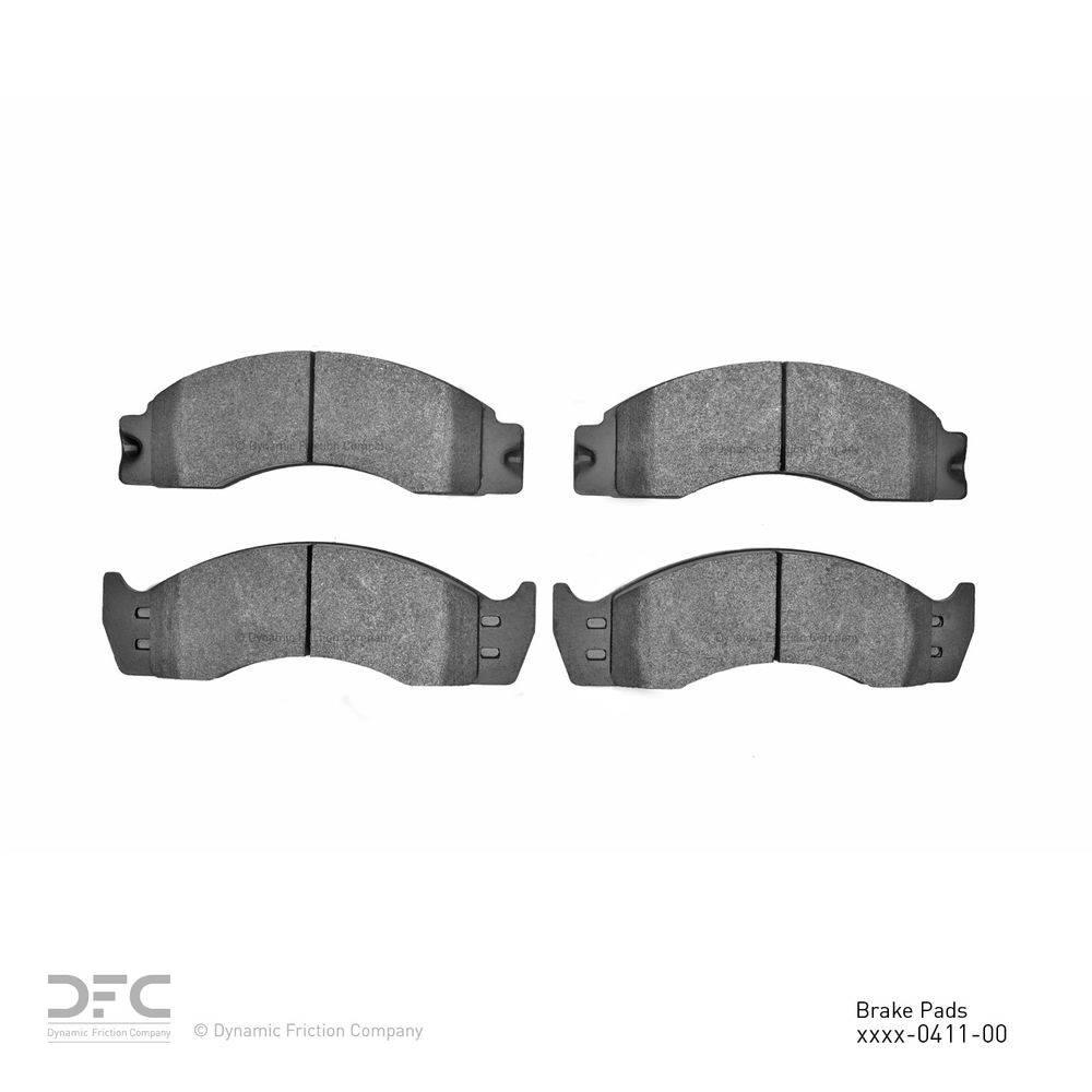 DYNAMIC FRICTION COMPANY DFC Heavy Duty Brake Pads-1214-0411-00 - The ...