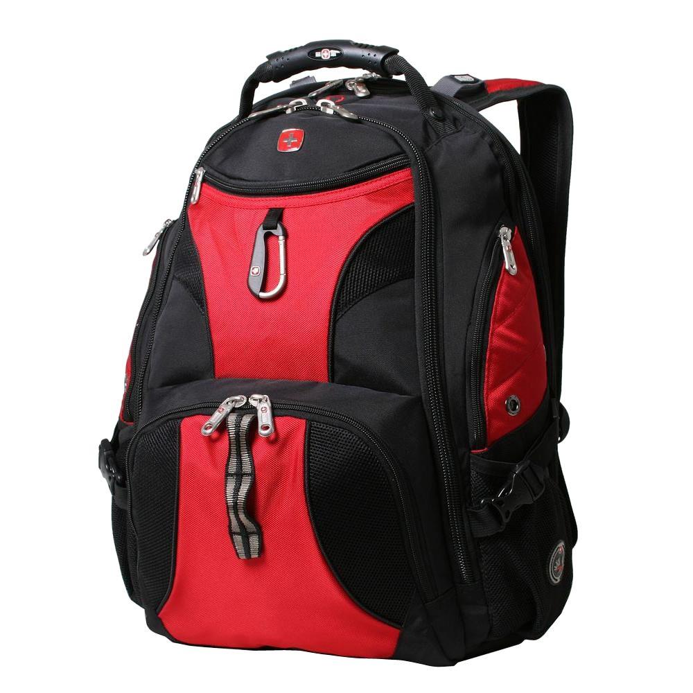 SWISSGEAR Black and Red ScanSmart Backpack-19002115 - The