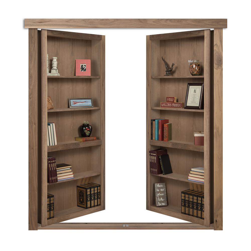 The Murphy Door 60 In X 80 In Flush Mount Assembled Walnut