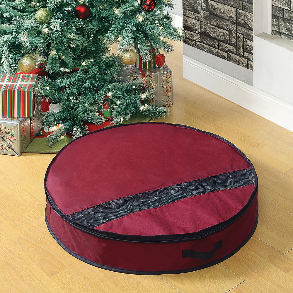 Neu Home Artificial Wreath Storage Bag For Up To 32 In Neu Home Artificial Wreath Storage Bag For Up To 32 In