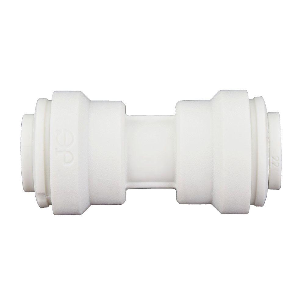 John Guest 1/4 in. O.D. x 1/2 in. MIP NPTF Polypropylene PushtoConnect Adapter Fitting803309
