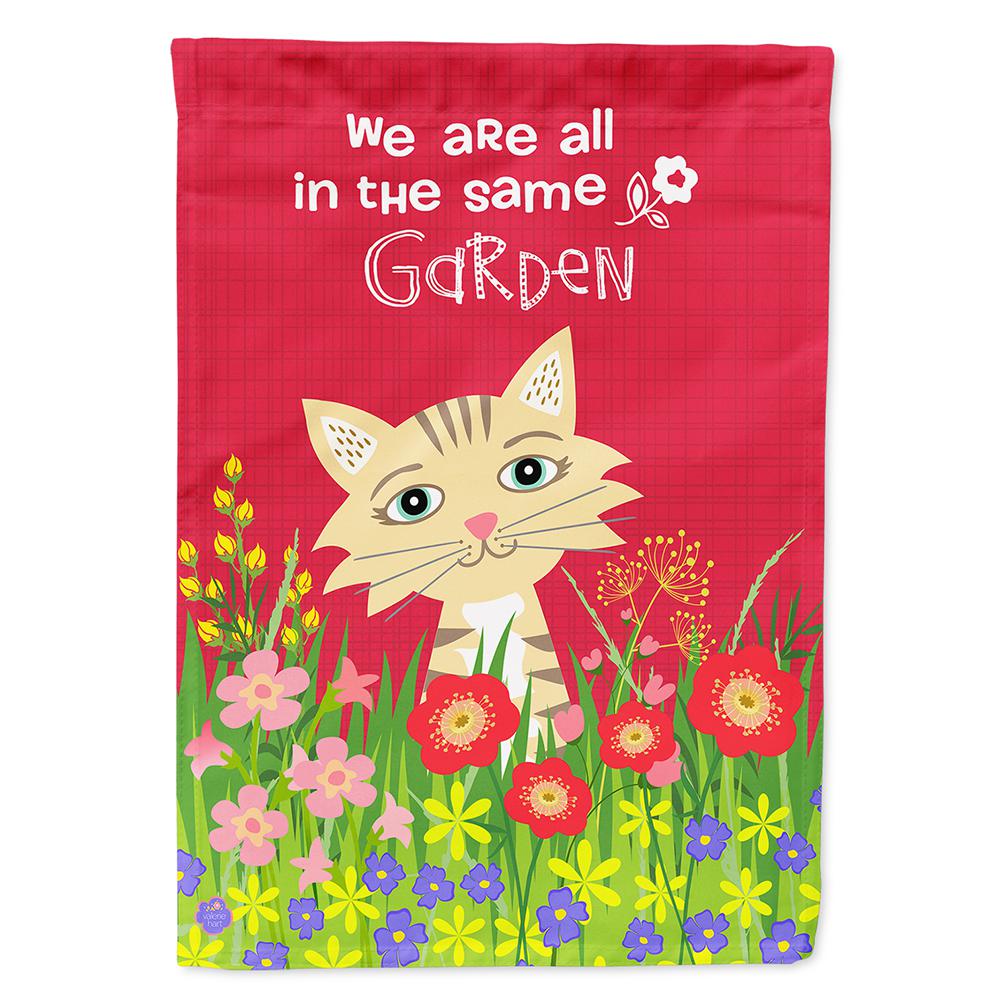 Caroline S Treasures 28 In X 40 In Polyester Garden Cat Flag Canvas House Size 2 Sided Heavyweight Vha3009chf The Home Depot