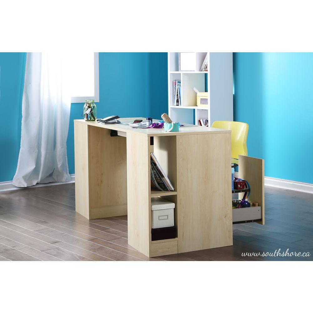 South S Crea Natural Maple Desk 7513727 The Home Depot Crea Natural Maple Desk