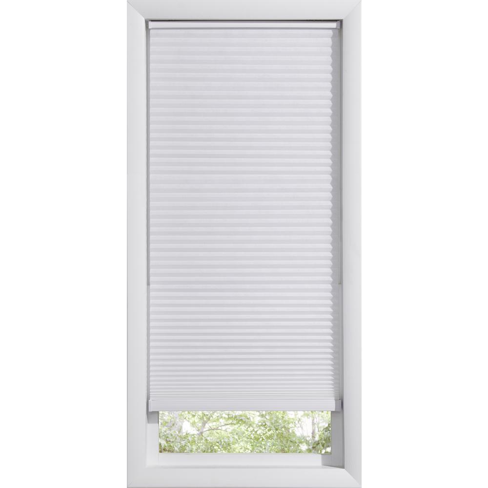 Home Decorators Collection Snow Drift 9 16 In Cordless Light Filtering Cellular Shade 23 In W X 48 In L Actual Size 22 625 In W X 48 In L 10793478630202 The Home Depot