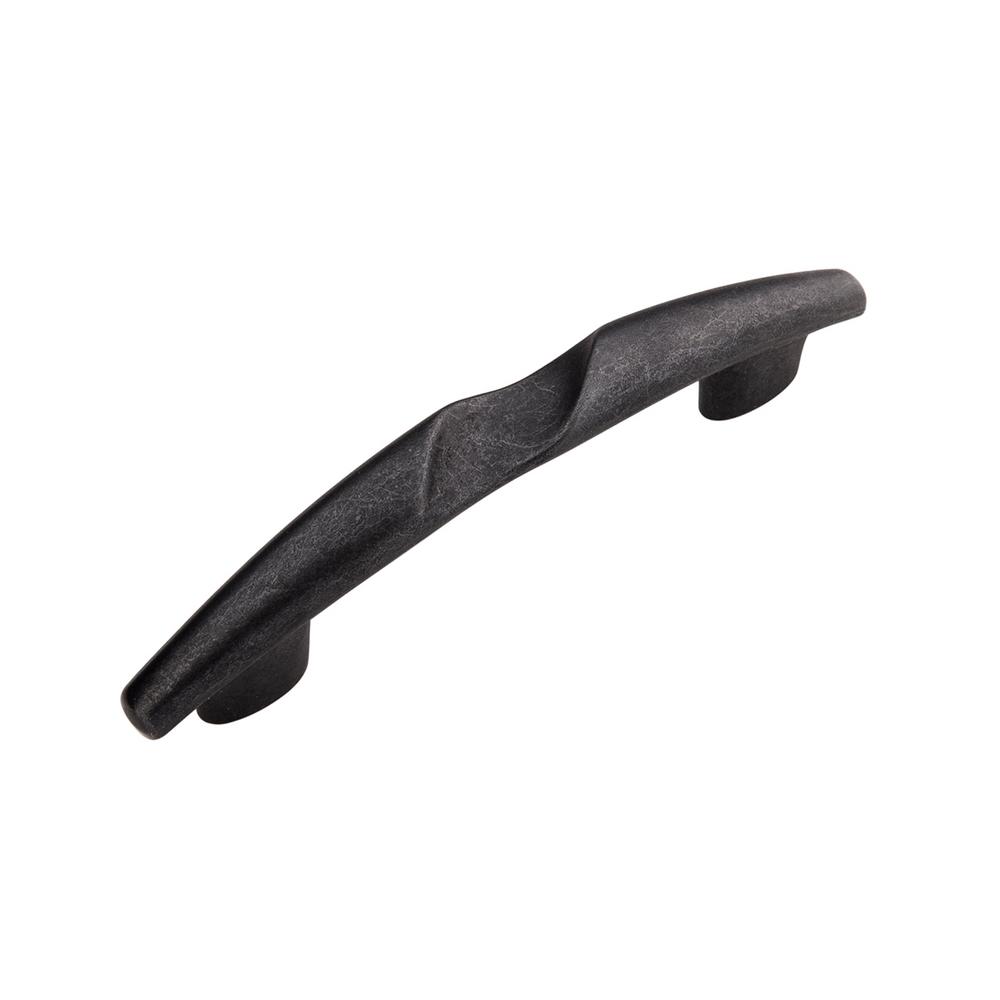 Hickory Hardware 3 In 96 Mm Serendipity Black Iron Cabinet