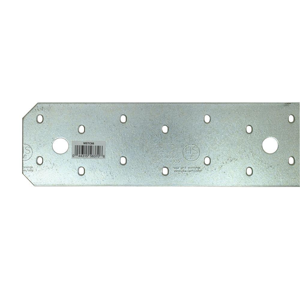 Simpson StrongTie 653/4 in. 14Gauge Medium StrapMSTC66 The Home Depot
