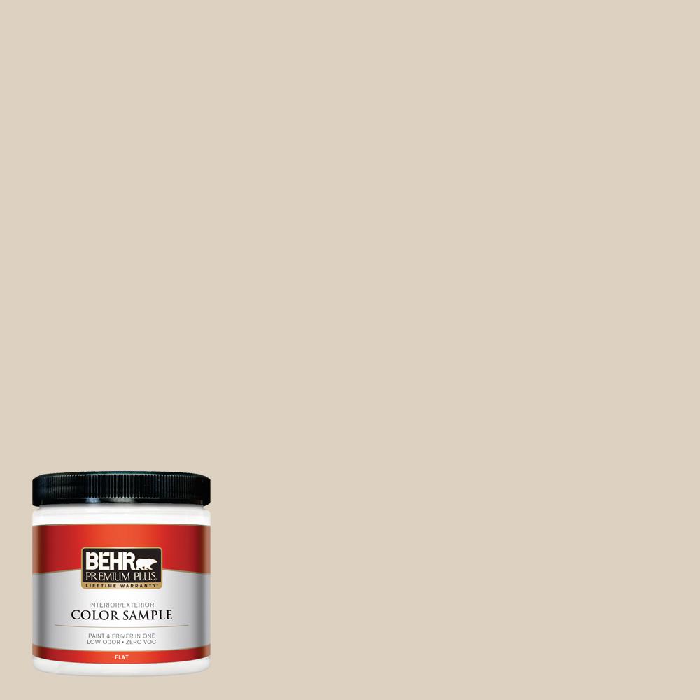 BEHR Premium Plus 8 oz. #PPU7-10 Roman Plaster Flat ...