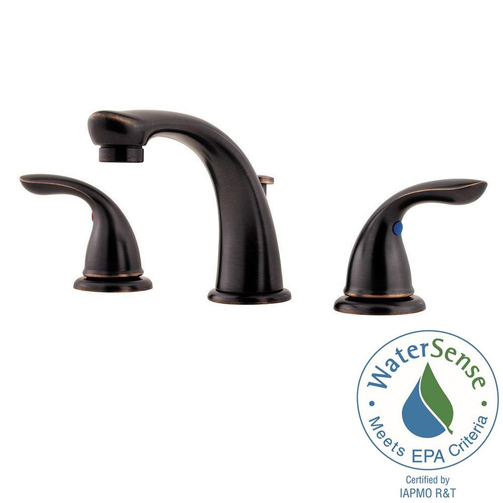Pfister Pfirst Series 8 In Widespread 2 Handle Bathroom Faucet In