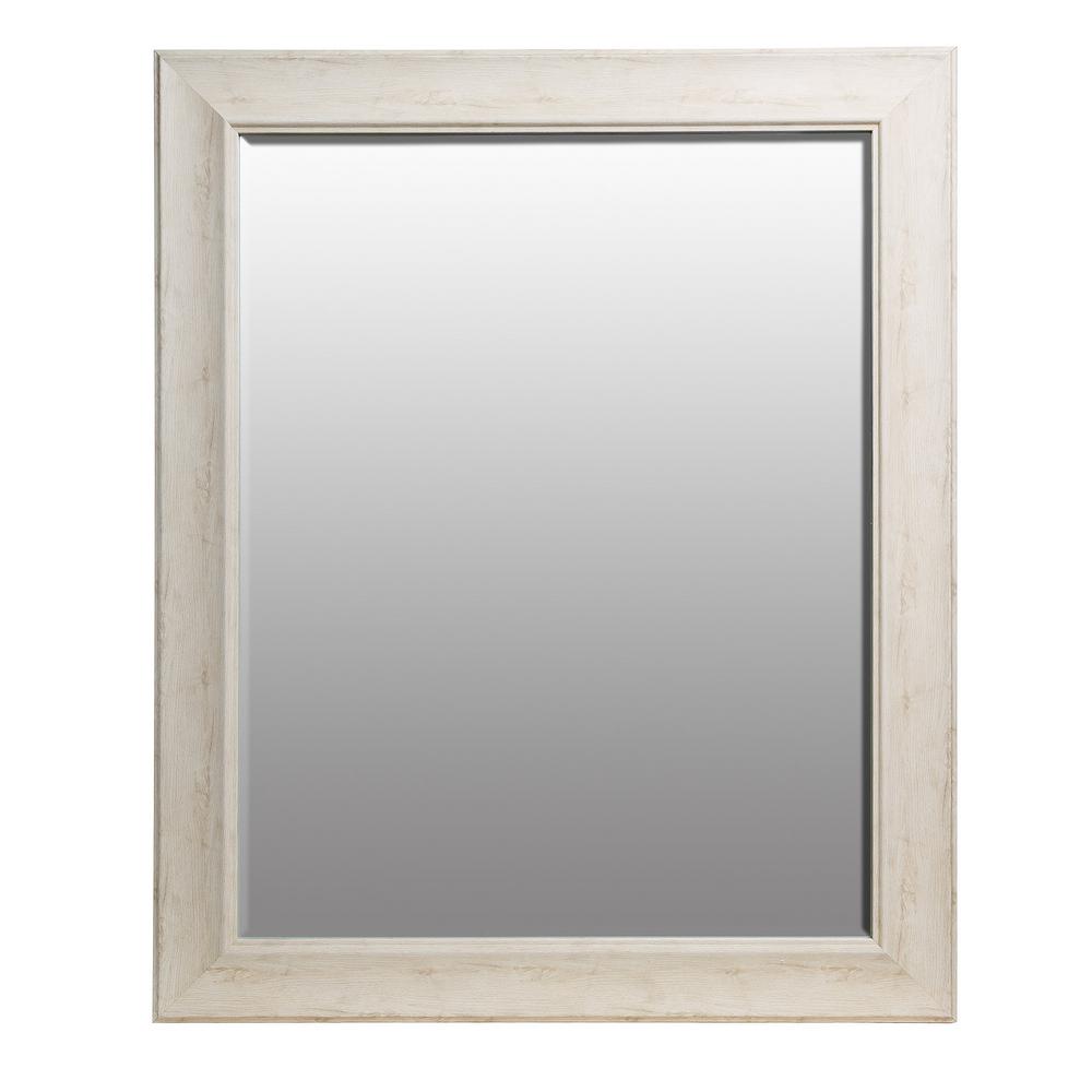 Pinnacle Bainbri Rectangular White Washed Wall Mirror18016090 The