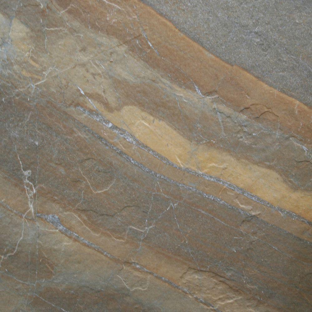 Rustic Porcelain Tile The Home Depot Ayers Rock Rustic Remnant 13 In X Glazed Porcelain Floor And Wall
