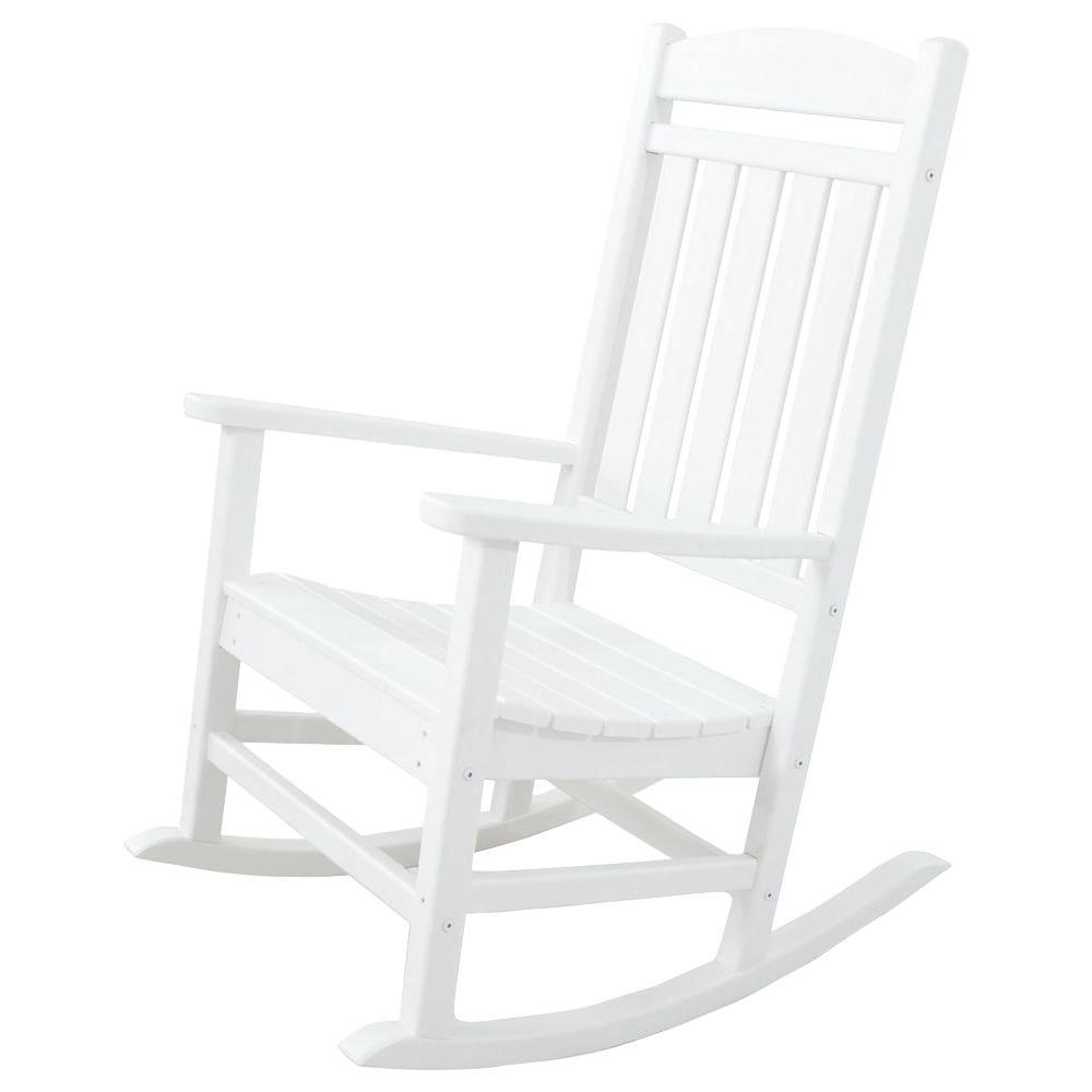 Classics White Patio Rocker