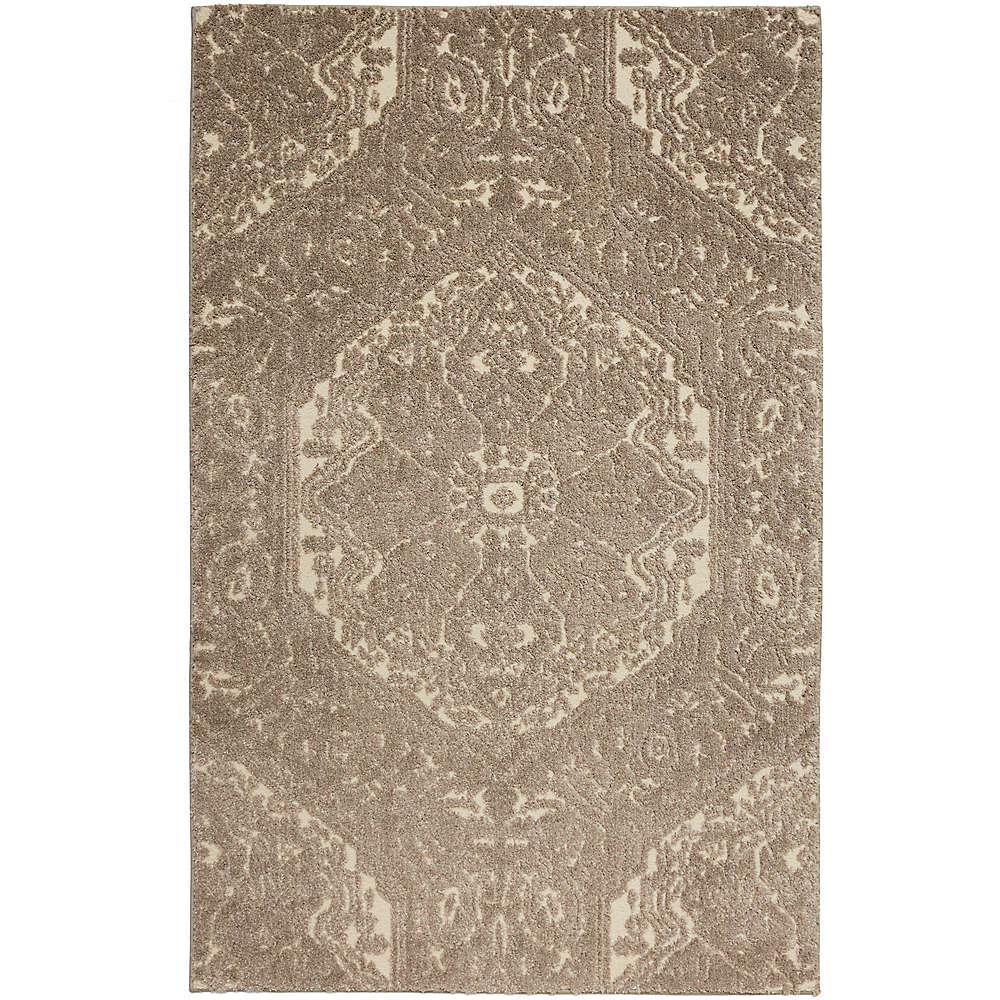 Mohawk Home Francesca Cream 5 Ft. X 8 Ft. Indoor Area Rug-000194 - The 