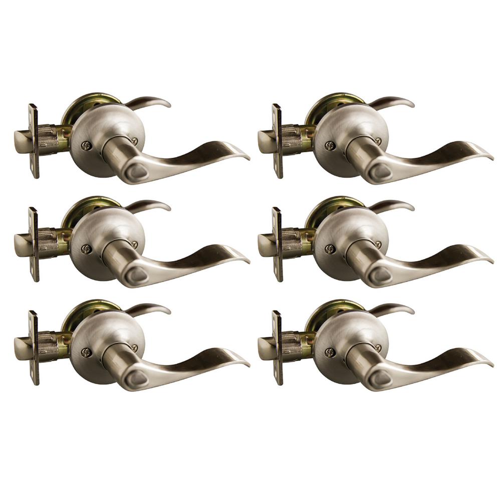 Oil Rubbed Bronze Design House 190868 12-Pack Stratford 6-Way Universal Privacy Door Knob