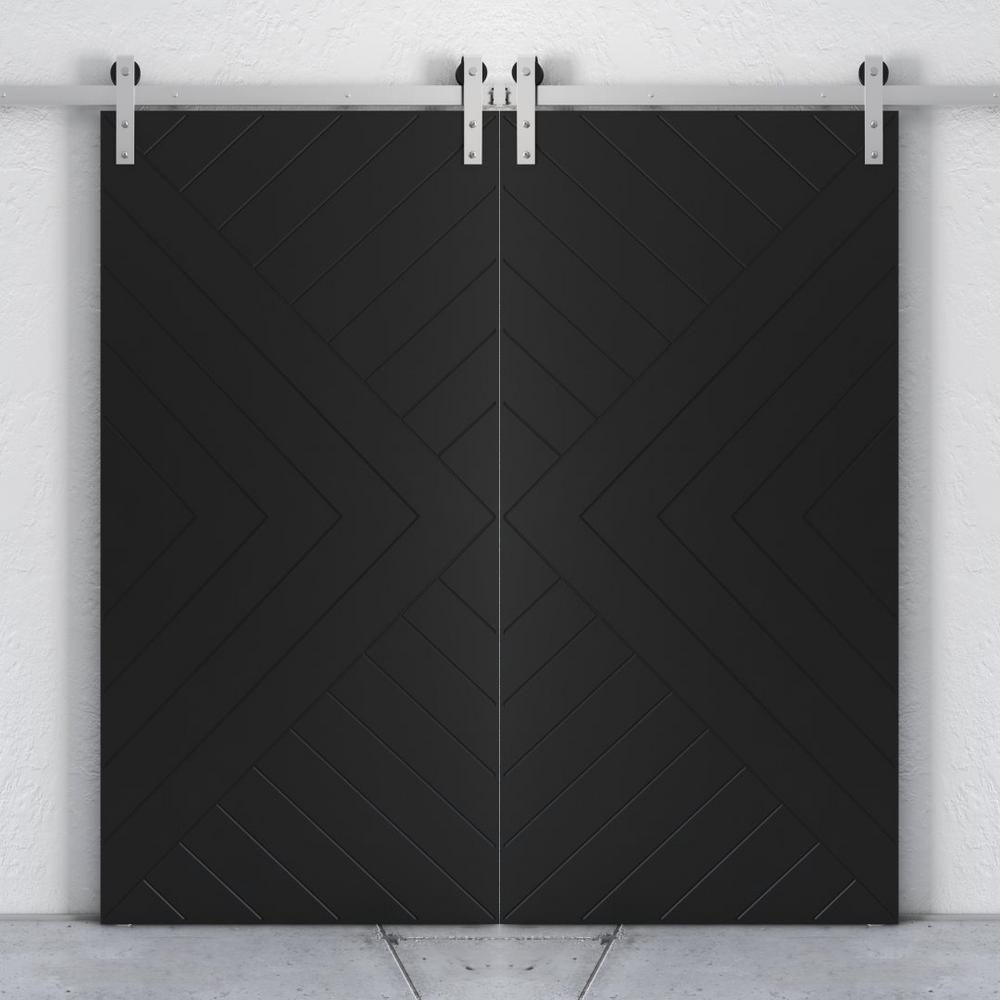 Urban Woodcraft 40 In X 83 In Aztec Modern Espresso Double Barn