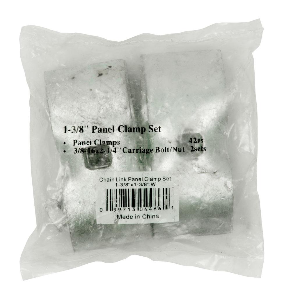 chain link fence panel clamps