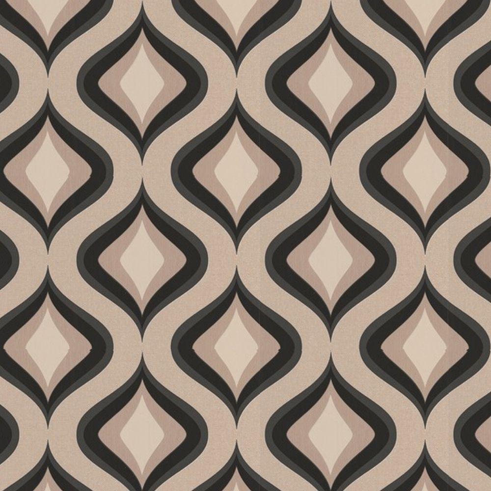 Graham Brown Mid Century Modern Wallpaper Home Decor The Trippy Gray Wallpaper