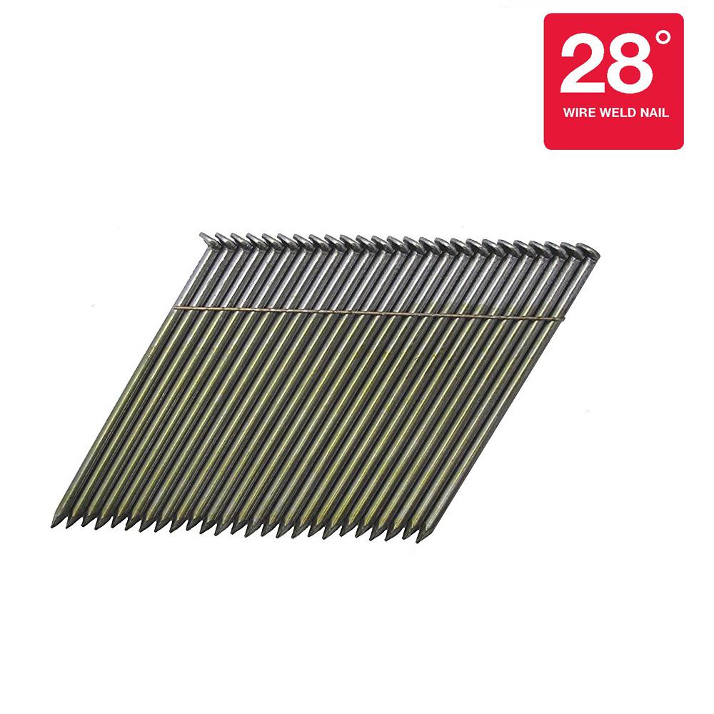 GripRite 31/4 in. x 0.120 in. 28° Wire Hot Dipped Galvanized Smooth