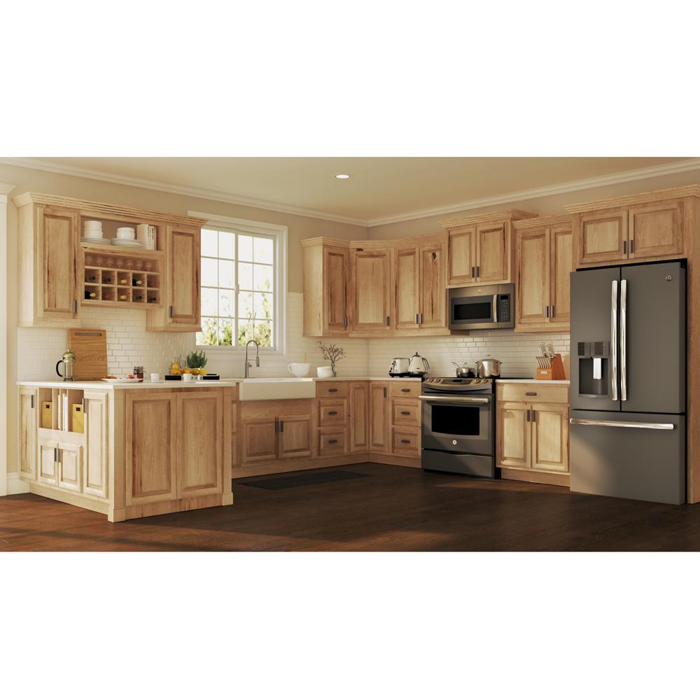 Hampton Bay 0 1875x34 5x48 In Kitchen Island Or Peninsula End Panel In Natural Hickory Kaie4835x Nhk The Home Depot