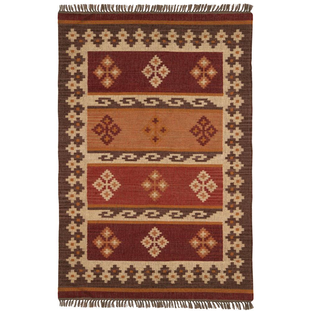 UPC 692789918746 product image for St Croix Trading Company Burgundy (Red) Hacienda Wool 5 ft. x 8 ft. Area Rug | upcitemdb.com