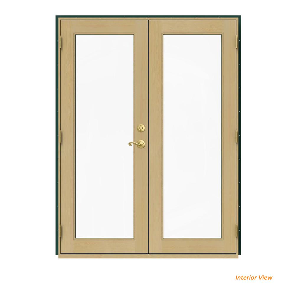 Jeld Wen 60 In X 80 In W 2500 Green Clad Wood Right Hand Full