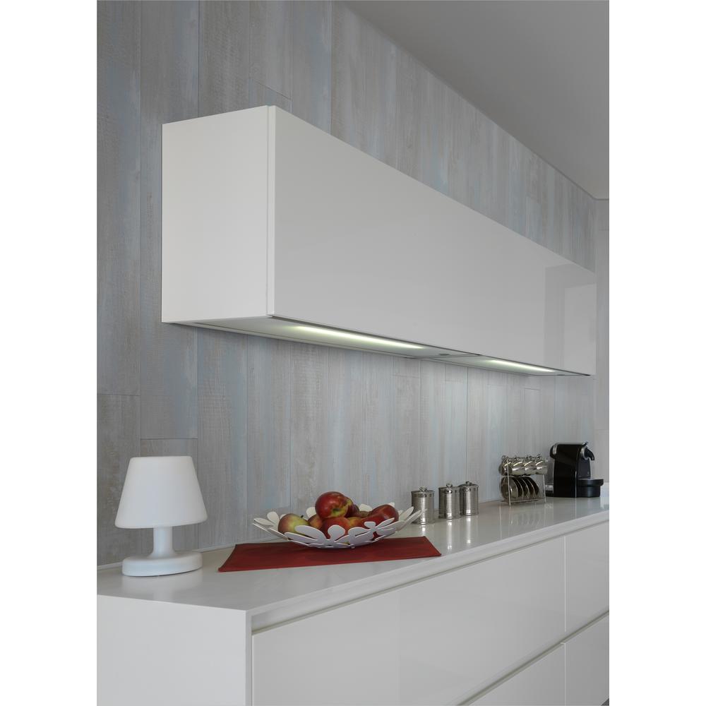 Grosfillex Element Wood 1 4 In X 6 In X 48 In White Resin