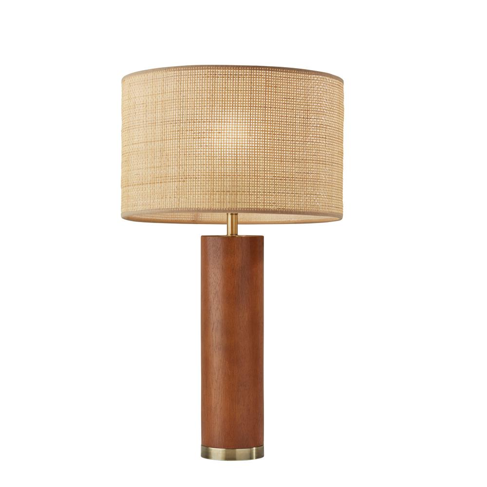 walnut table lamp