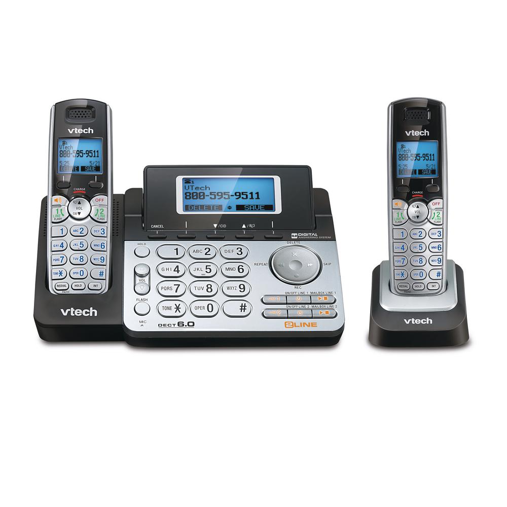 VTech ConnectToCell 2Handset Cordless Phone SystemDS66212 The