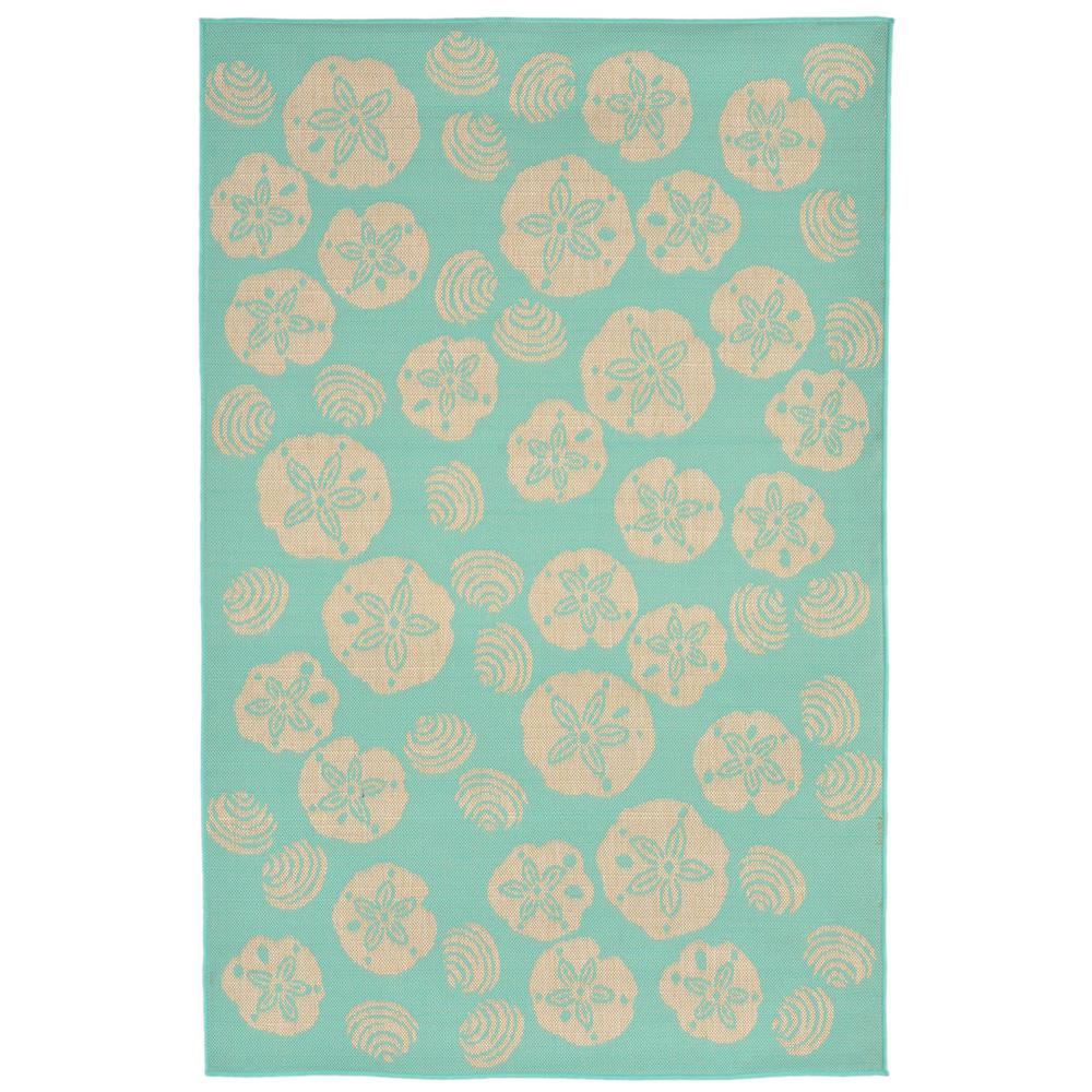 Trans Ocean Import Co Baxter Sand Dollar Turquoise 8 Ft X 10 Trans Ocean Import Co Baxter Sand Dollar Turquoise 8 Ft X 10