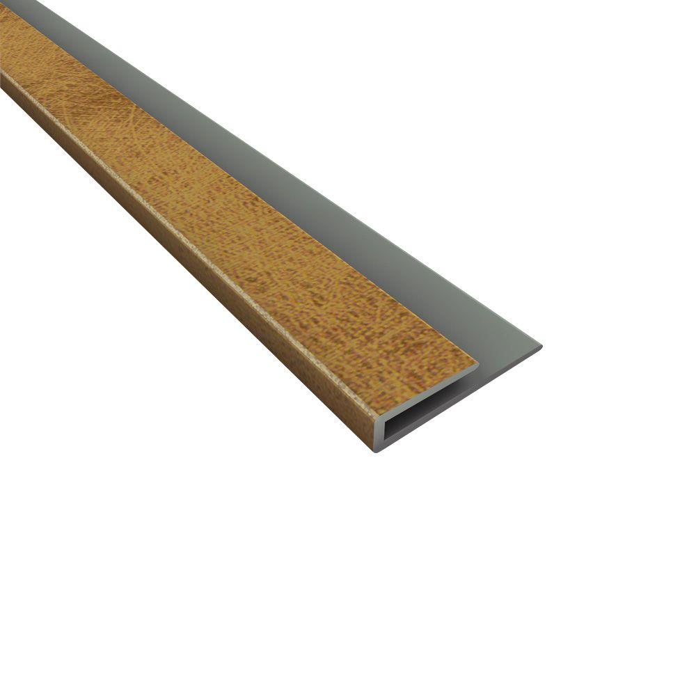 Fasade 18 in. Inside Corner Decorative Wall Tile Trim in Antique Bronze