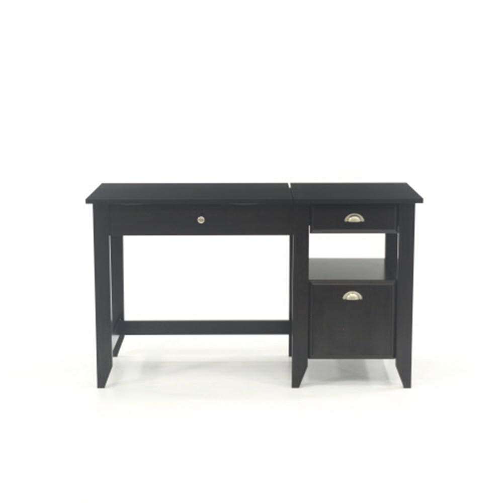 Sauder Beginnings Cinnamon Cherry Desk With Storage 413073 The Shoal Creek Jamocha Wood Lift Top Desk