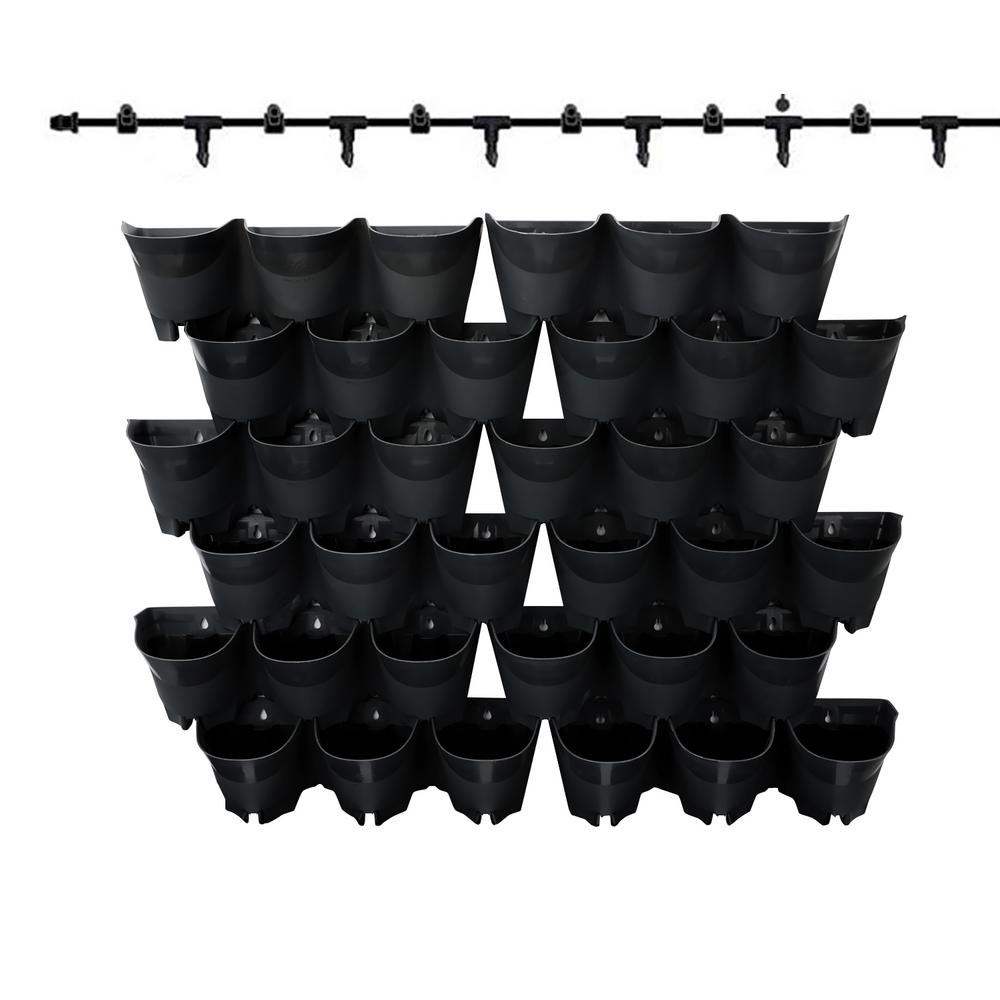 Worth Garden 36Pocket Plastic SelfWatering Vertical WallGarden