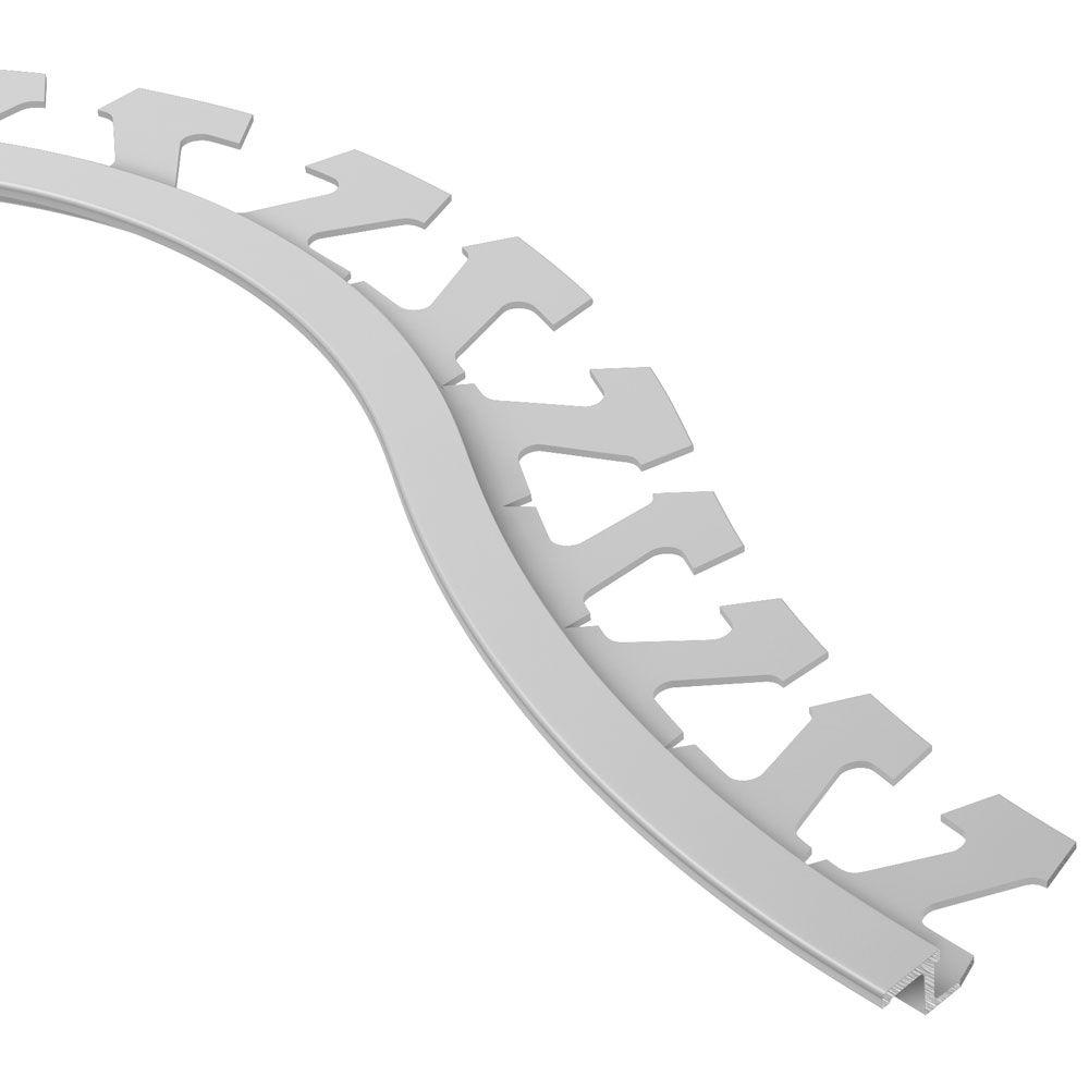 Schluter RenoTK Satin Anodized Aluminum 1/4 in. x 8 ft. 21/2 in