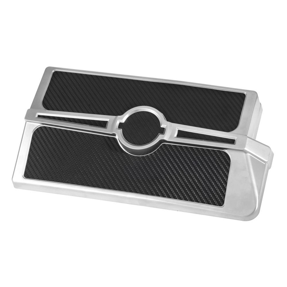 GM Fuse Box Cover (Modern Design) SilverSPE42737S The Home Depot