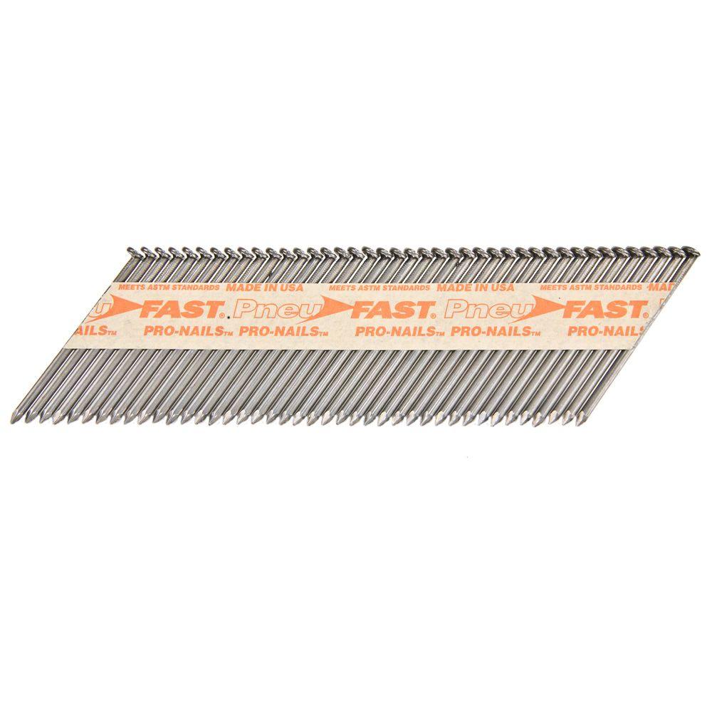 Freeman 0.113 in. x 23/8 in. 30° 34° Clipped Head Bright Finish Paper Collated Framing Nail