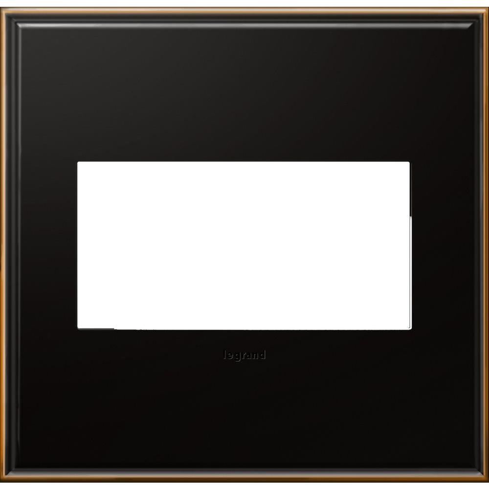 Legrand adorne 2Gang 2 Module Wall Plate Oil Rubbed Bronze with